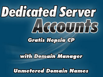 Cheap dedicated hosting account